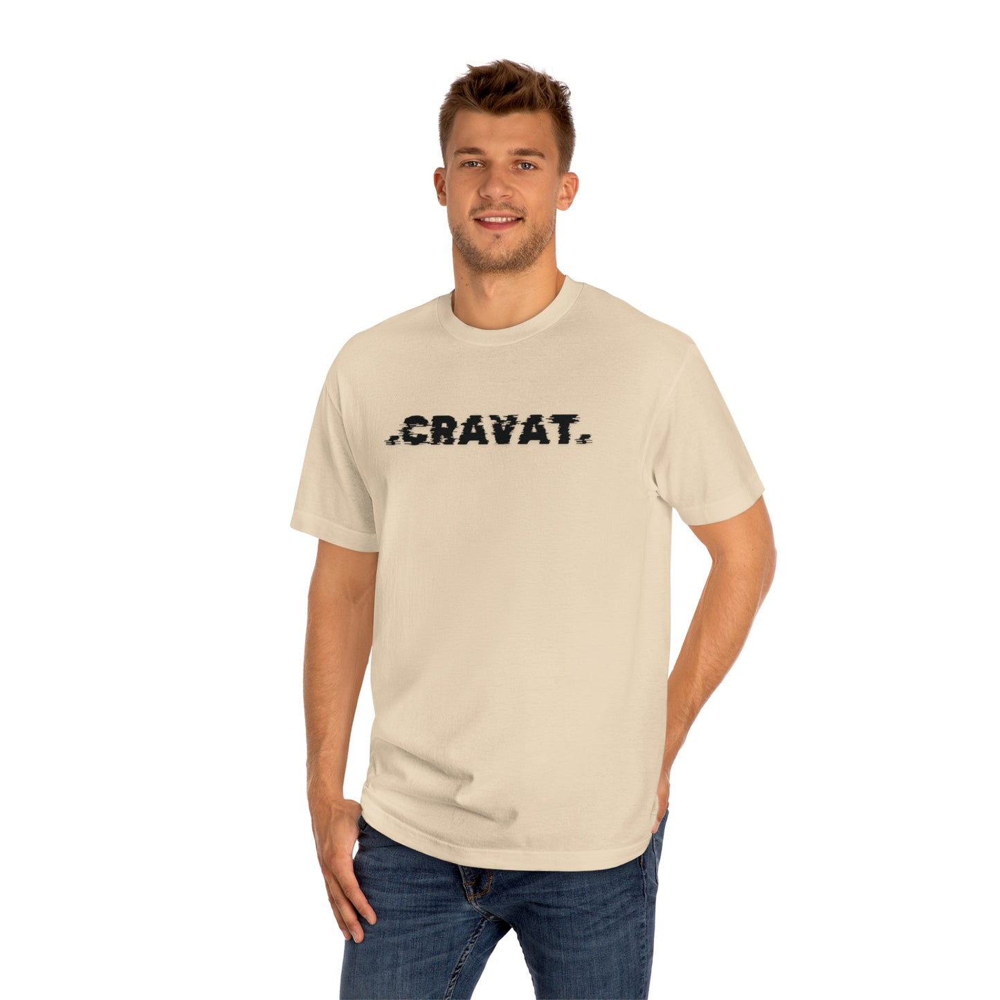 Krawatte Glitch klassisches T-Shirt