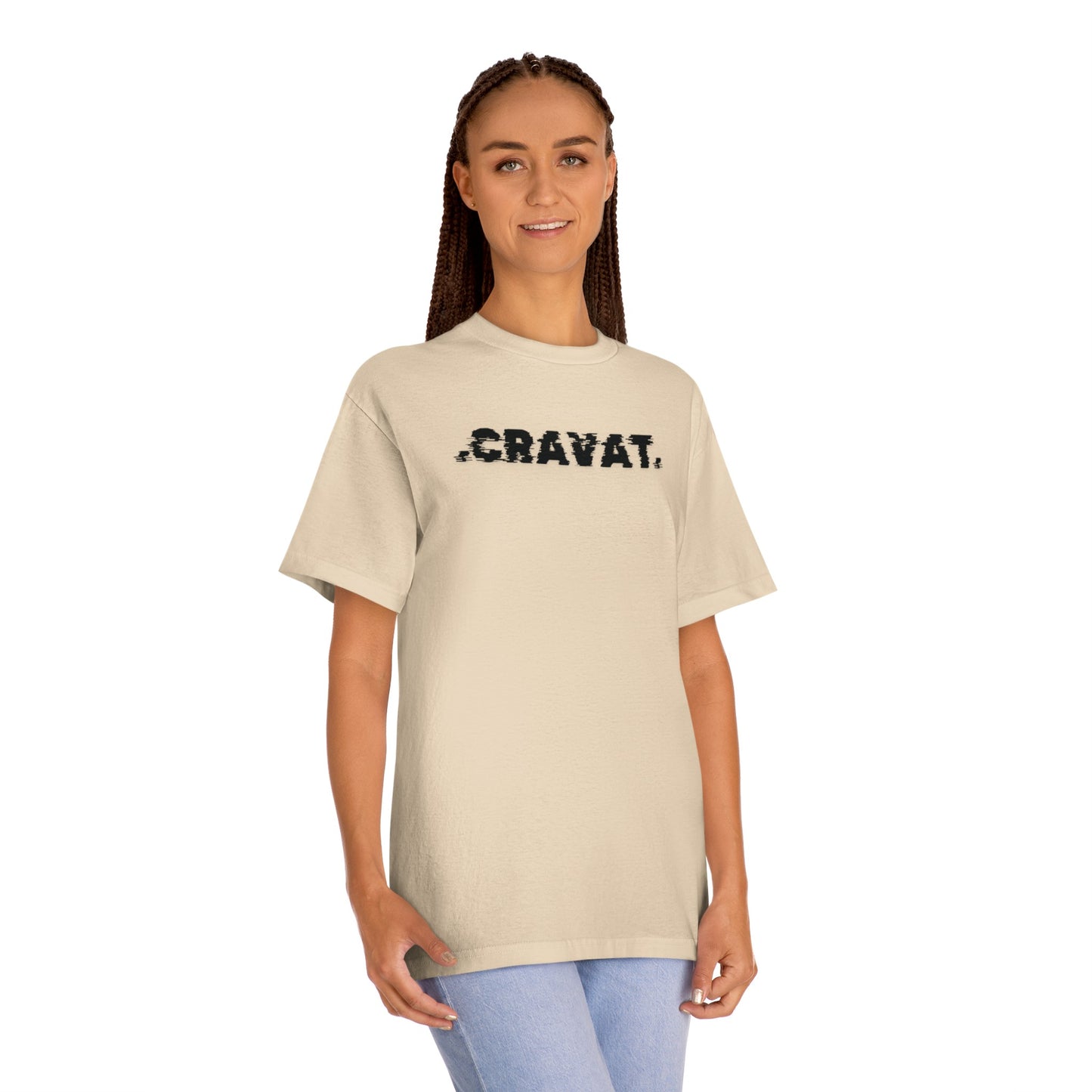 Krawatte Glitch klassisches T-Shirt